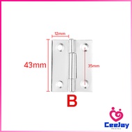 CeeJay บานพับสแตนเลส บานพับตู้ ประตู หน้าต่าง หน่วยวัดเป็นมิลลิเมตร stainless steel hinge