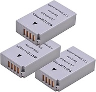 3 Pack EN-EL24 Replacement Battery 7.2V 850mAh Set for Nikon 1 J5 1J5 DL18-50 DL24-85 Camera