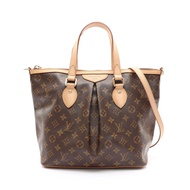 棕色 原花帆布 Palermo PM 兩用包【LOUIS VUITTON LV 路易威登】 M40145