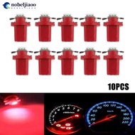 NOBELJIAOO 10Pcs B8.5D 509T B8.5 5050 Led 1 SMD T5 Lamp Car Gauge Dash Bulb Dashboard Light Wedge In