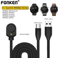 Fonken Garmin Watch Charge Cable for Garmin MARQ Gen2 Smartwatch USB TYPE-C Charger Garmin MARQ2 Ath