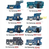 New For Samsung Galaxy A01 A02 A02S A03 A03S A03 Core A04s A04 Charging Port Connector Board Flex