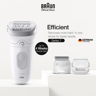 Braun Silk Epil 7 SE 7041 Senso Smart Epilator Cordless Wet Dry Epilator with Efficiency Cap Shaver 