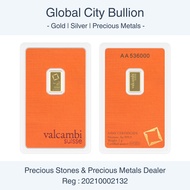 Valcambi Gold Bar - 1 gram