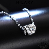 HILARY JEWELRY For 925 Accessories Leher Moissanite Necklace Original Perak Rantai Silver Pendant Korean Diamond Women Sterling 純銀項鏈 Perempuan Chain Fashion N69