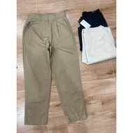 QUINCE BRAND BAGGY KAKI PANTS