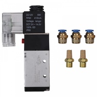 DC 12V Valve Effective Cross-Sectional Area 16mm² Easy Installation 5 Port Valve