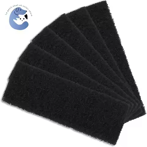 Carbon Filters 6-Pack - Litter Box Filter Custom Fit for Litter-Robot, Absorbs Odors Controls Moistu