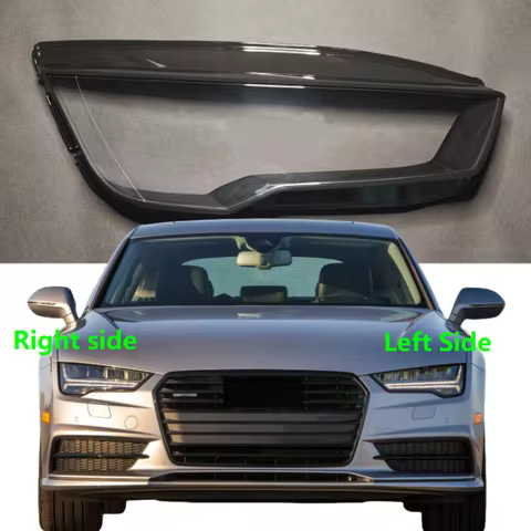 For Audi A7 S7 RS7 2015 2016 2017 2018 Car Headlight Lens Cover Headlamp Transparent Glass Lamp Shel
