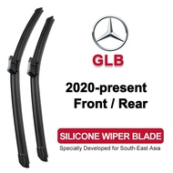 Car Wiper Blade for Mercedes Benz GLB 2020-present (X247) front rear silicone windshield wiper blade