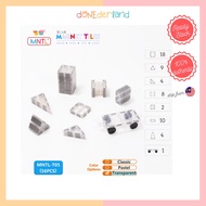 [dOdL] MNTL Magnetic Tiles 56pcs TRANSPARENT COLOUR Magnetic Tile 3D Magnetic Block Building Blocks