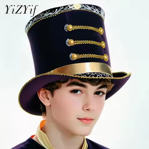 Christmas Fascinator Welcome Top Hat Circus Ringmaster Coachman Hat Classic Christmas Hat Majorette 