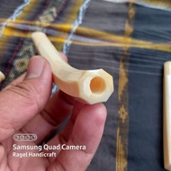 Pipa once tulang iga duyung 10.cm model belimbing semi