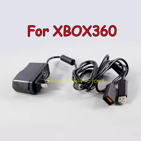 1pc For XBOX360 AC 100V-240V Power Supply EU/US Plug Adapter USB Charging Charger For Microsoft Xbox