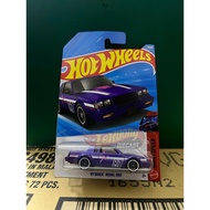 LeHuong Diecast - Hot Wheels Treasure Hunt 87 Buick Regal GNX Model Car (Purple Case A 2025)