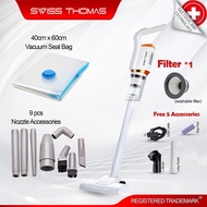 [REAL] Swiss Thomas Cordless Vacuum Cleaner With Mop Pad Rechargeable Handheld Car Household Vacuum 