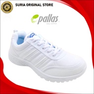 PALLAS JAZZ SECONDARY LACES WHITE SCHOOL SHOES 306-0170 | PALLAS Kasut Sekolah Putih 0170