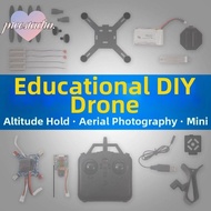 PICESTADIO DM002 Drone Aerial Model, Plastic Multistyles Drone Quadcopter Assembly Toy, Mini Aircraf
