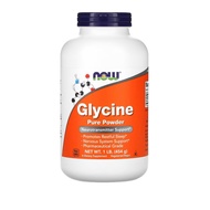 NOW Foods, Glycine, Pure Powder, 1 lb (454 g), EXP 12/2028