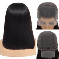 วิกผมบ๊อบ Xuchang สำหรับผู้หญิง ผมมนุษย์แท้ สั้นตรง พร้อมส่งออก wigsHot