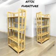 Book Rack/Book Rack/Rak Buku/ATTIC FURNITURE KBS SOLID BOOK RACK