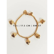 (Bracelet) 24K Gold Plated T24