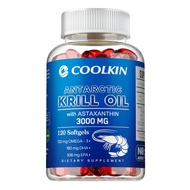 อาหารเสริมน้ำมันคริลล์แอนตาร์กติก - EPA DHA แอสตาแซนธิน และฟอสโฟลิปิดที่ดูดซึมได้สูง - ไม่มีรสคาวติด
