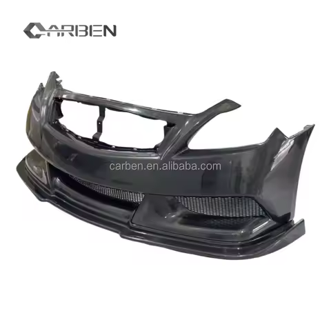 IPL Style Bumper, Carbon Fiber Front Bumper, Body Kit, Front Lip Spoiler for Infiniti G37 Coupe