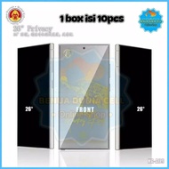 KA - A09 1 BOX CONTAINS 10 PCS TEMPERED GLASS ANTI SPY monkey KING FOR SAMSUNG S21 S21+ S22 S22+ S23