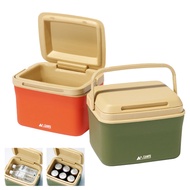 Personal Hard Cooler Food Ice Chest Lunch Box 2.3Qt Small Picnic Camping