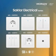 Morgen Switch Stop Kontak 80100/80111/80112/80113 ES Series White, Grey, Black