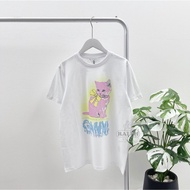 Ganni Kitted Relaxed Fit T-Shirt