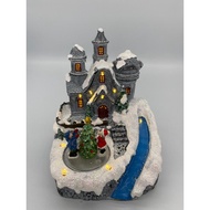 Christmas Theme Music Box with 8 Christmas Songs and 9 LED Lights