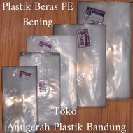 Plastik Beras 1kg/2kg/3kg/5kg Plastik Packing Beras Tebal PE Bening.