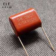CBB21 Capacitor 475K 400V 475 4.7uF CBB21 CBB22 Metallized Polypropylene Film Capacitor Pitch 25MM
