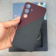 For Galaxy S24+ Magnetic 600D Aramid Fiber Phone Case for Samsung Galaxy S24 S25 Plus Magsafe Case R