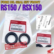 100% ORIGINAL HONDA SEAL SET FR FORK RS150 V1 V2 RS150R / RS-X RSX150 RSX 150 OIL SEAL FRONT FORK DE