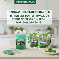 Sabun Dobi Malaya DISHWASH 10 Liter *(PACKAGING RANDOM -BOTOL 10KG/L ATAU SOFTPACK (5+5KG/L)