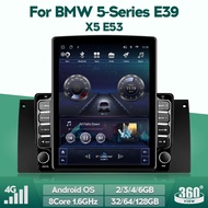 WeBetter TopNavi Android 8Core IPS 9.7inch Vertical Screen Car Stereo Player For BMW 5 Series E39 BM