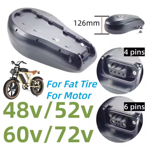 Jansno X70 Fat Tire Electric Bike Battery 48V 15Ah 20Ah 25Ah 52V 20Ah 60V 20Ah 72V 15Ah for Jansno X