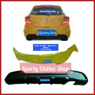 Paket Spoiler Sayap Mobil Brio New Model RS + Diffuser