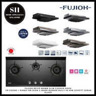 BUNDLE: FUJIOH FR-FS2290 RP/VP 890MM MADE IN JAPAN SLIM COOKER HOOD + Rinnai RB-3CGN 3 Inner Burner Built-In Hob Schott Ceran Glass - MADE IN JAPAN! 1 YEAR WARRANTY