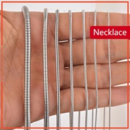 Stainless steel round snake chain snake bone necklace simple clavicle chain