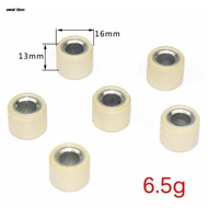 ✙ 6Pcs Modified Scooter Engine Parts GY6 50 80cc Driving Wheel Variator Roller Modified Scooter Engi