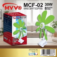 30W 8-LEAF 2-IN-1 CLAMP FAN (Clamp & WALL) 30W 8-Blade Clip Fan