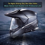 Tai Nghe Không Dây Nón Bảo Hiểm Motor Helmet Call Headset CVC Professinal LX2 ⚜️Katla Shop⚜️