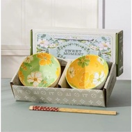 Bohemian Rice Bowl Porcelain Bowl Ceramic Bowl Mangkuk Keramik Soup Bowl Doorgift Wedding Gift set D