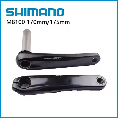 Shimano DEORE XT M8100 12 Speed Crankset 160mm 175mm HOLLOWTECH II Original Road Bike Crank