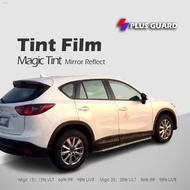 ♞◎Magic Tint | Mirror Reflect/ Car Tint films Heat Reject UV protect replace 3M BC20 BC35 LuckyGrace