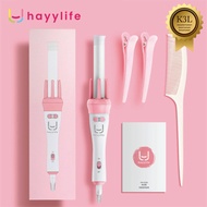 HAYYLIFE Catok Pengeriting Rambut Otomatis Magic Tanpa Kabel